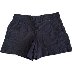 Women's Khakis & Co Black Casual Shorts